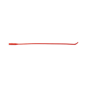 Medline Red Rubber Latex Urethral Intermittent Catheter with Coude Tip - 14 Fr x 16 Medline Red Rubber Latex Urethral Intermittent Catheter with Coude Tip - 14 Fr x 16
